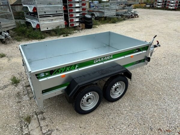 LIDER heavy-duty tipping trailer – Double braked axle