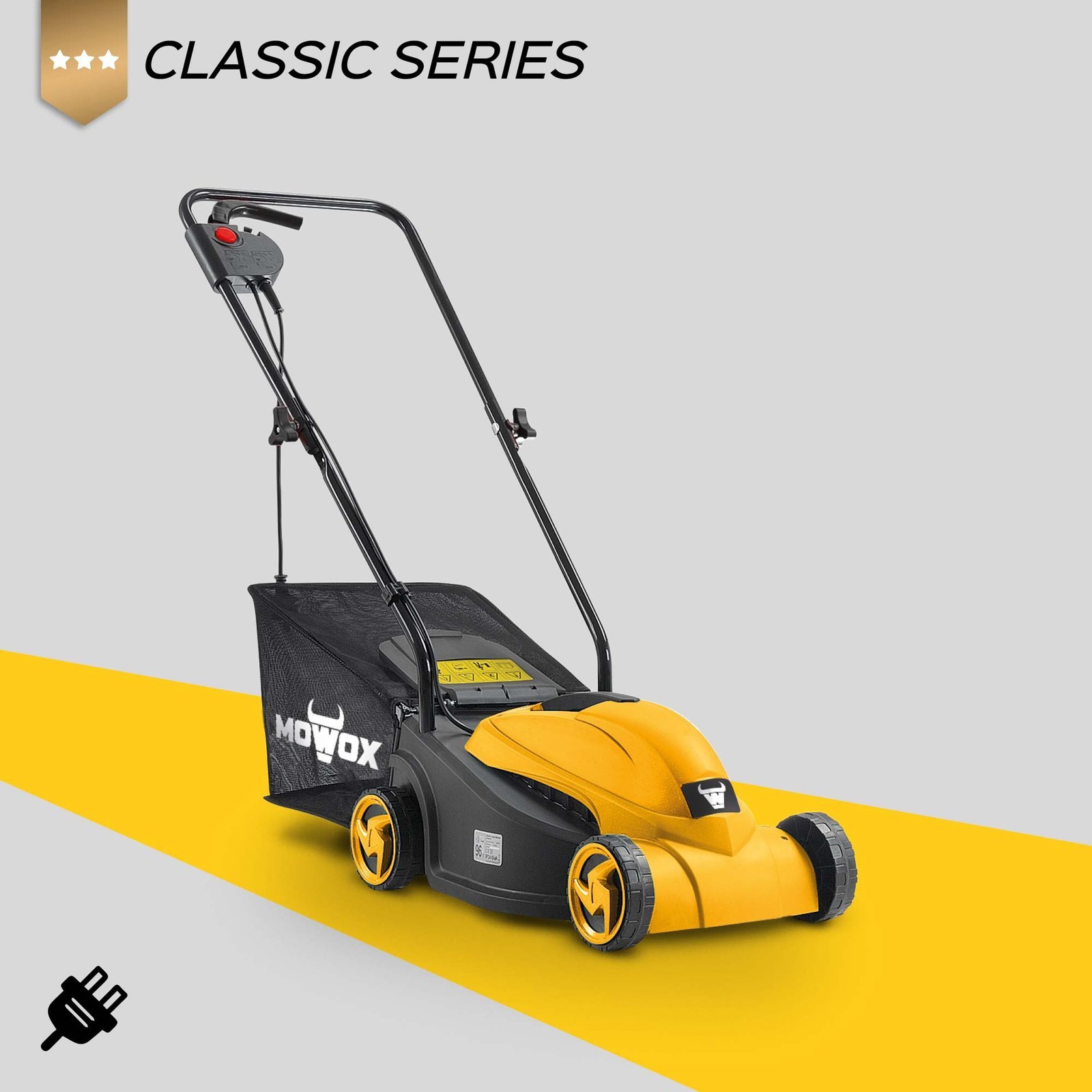 MOWOX EM 3211 P Electric Lawnmower – Classic Series - Image 3